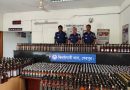 ঝিনাইগাতীতে ১৩৮৬ বোতল ভারতীয় মদ উদ্ধার 