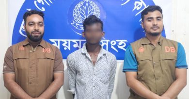 ময়মনসিংহে নারীর সাথে ধস্তাধস্তি করে মোবাইল ছিনতাই;ডিবি কর্তৃক ছিনতাইকারী গ্রেফতার