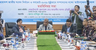 নির্বাচনি আচরণ বিধিমালা ভঙ্গ করলে আইনের আওতায় নিয়ে আসার নির্দেশ স্বরাষ্ট্র উপদেষ্টার