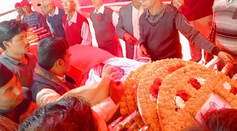 সর্বস্তরের মানুষের ফুলেল শ্রদ্ধায় সিক্ত মহান কমিউনিস্ট বিপ্লবী কমরেড আব্দুর রউফ (মুকুল